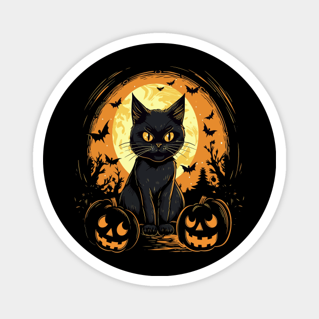 American Shorthair Halloween Magnet by JH Mart